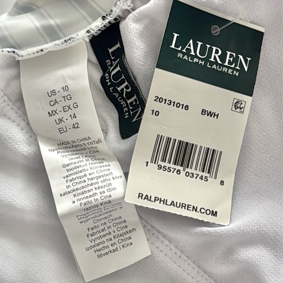 Ralph Lauren Harrison Striped One Piece - Picture 13 of 13